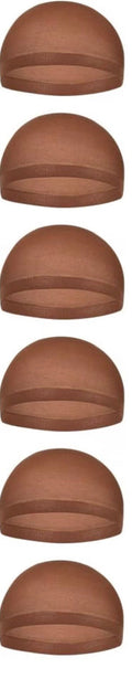 Brown Stocking Wig Cap – Breathable Nylon Wig Cap for Secure Wig Application, Natural Brown - KOKO SALON N SUPPLY